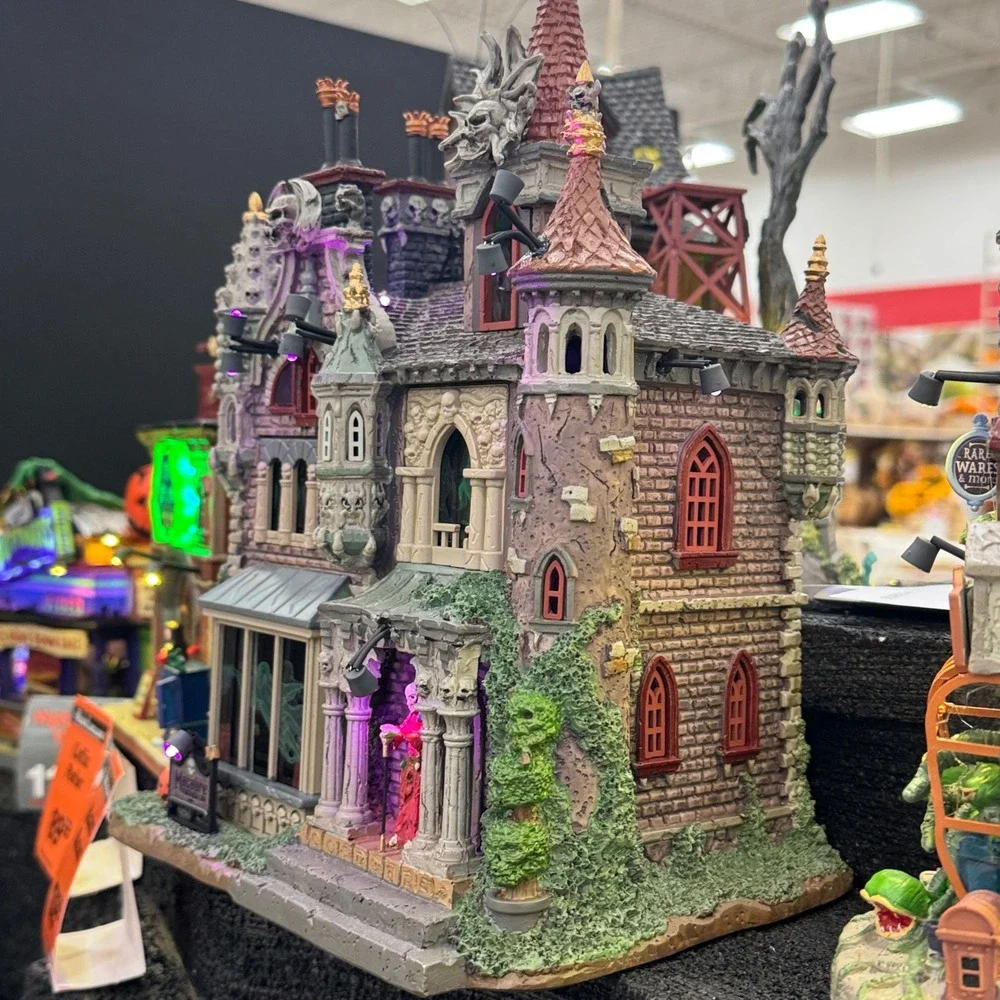 Lemax Macabre Mansion Spooky Town Lighted Halloween Village Michael's Exclusive